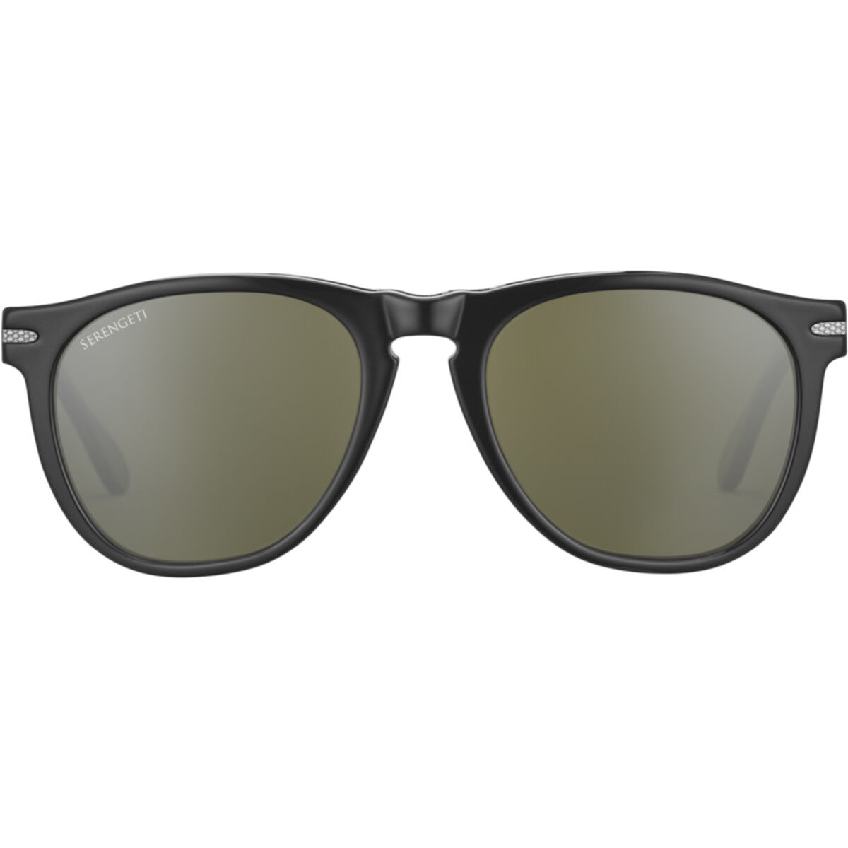 AMBOY, Shiny Black Acetate with Shiny Dark Gunmetal Metal-Mineral Polarized 555nm Cat 3 to 3, hi-res image number null